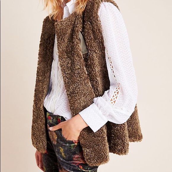 Anthropologie Jackets & Blazers - Anthropologie Akemi + Kin Alonna Teddy Vest